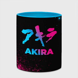 Кружка 3D Akira - neon gradient, цвет: 3D-белый + небесно-голубой — фото 2
