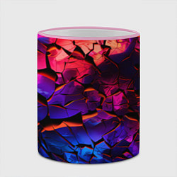 Кружка 3D Светящаяся Земля, цвет: 3D-розовый кант — фото 2