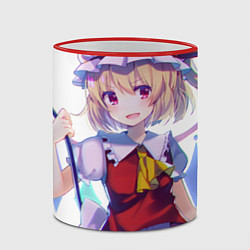 Кружка 3D Touhou Project Фландр Скарлет, цвет: 3D-красный кант — фото 2