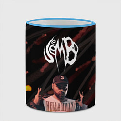 Кружка 3D Jeembo - hella hillz, цвет: 3D-небесно-голубой кант — фото 2