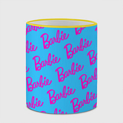 Кружка 3D Barbie pattern, цвет: 3D-желтый кант — фото 2