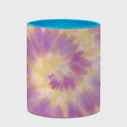 Кружка 3D Tie-Dye дизайн, цвет: 3D-белый + небесно-голубой — фото 2