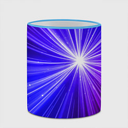 Кружка 3D Космическое свечение, цвет: 3D-небесно-голубой кант — фото 2