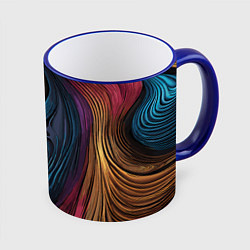 Кружка 3D Gradient madness, цвет: 3D-синий кант