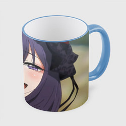 Кружка цветная Марин Китагава ахегао Эта фарфоровая кукла влюбила