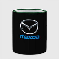 Кружка 3D Mazda sportcar, цвет: 3D-зеленый кант — фото 2