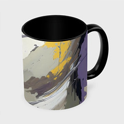 Кружка 3D Цвета прованса, цвет: 3D-белый + черный