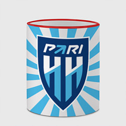 Кружка 3D Пари Нижний Новгород ФК, цвет: 3D-красный кант — фото 2