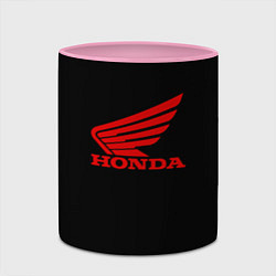 Кружка 3D Honda sportcar, цвет: 3D-белый + розовый — фото 2