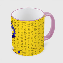 Кружка 3D Cat Ankha, цвет: 3D-розовый кант