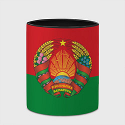 Кружка 3D Республика Беларусь, цвет: 3D-белый + черный — фото 2