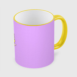 Кружка 3D Skzoo друг за другом, цвет: 3D-желтый кант