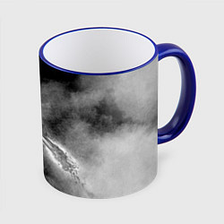 Кружка 3D Two shot, цвет: 3D-синий кант