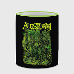 Кружка 3D Alestorm Pirates green, цвет: 3D-светло-зеленый кант — фото 2
