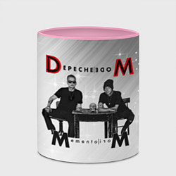 Кружка 3D Depeche Mode - Mememto Mori Dave and Martin, цвет: 3D-белый + розовый — фото 2