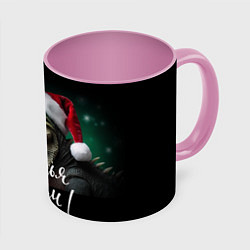 Кружка цветная Новогодний маленький дракон