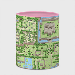 Кружка 3D Zelda: карта, цвет: 3D-белый + розовый — фото 2