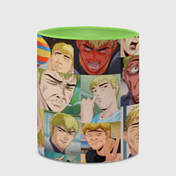 Кружка 3D ГТО - Эйкити, цвет: 3D-белый + светло-зеленый — фото 2