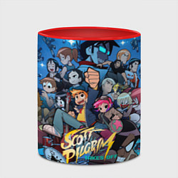 Кружка 3D Скотт Пилигрим жмёт на газ, цвет: 3D-белый + красный — фото 2