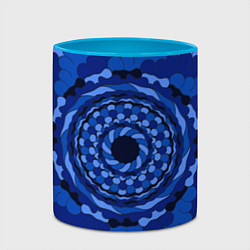 Кружка 3D Витраж: морская пучина, цвет: 3D-белый + небесно-голубой — фото 2