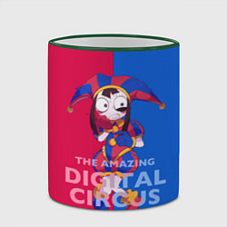 Кружка 3D Помни в ужасе The amazing digital circus, цвет: 3D-зеленый кант — фото 2