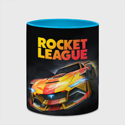 Кружка 3D Rocket League - Tyranno GXT, цвет: 3D-белый + небесно-голубой — фото 2
