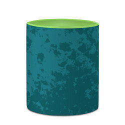 Кружка 3D Изумрудный камуфляж, цвет: 3D-белый + светло-зеленый — фото 2