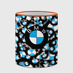 Кружка 3D BMW sportlogo, цвет: 3D-оранжевый кант — фото 2