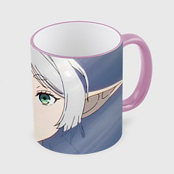 Кружка 3D Sousou no Frieren, цвет: 3D-розовый кант