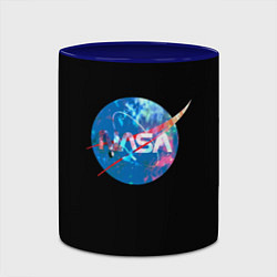 Кружка 3D NASA true space star, цвет: 3D-белый + синий — фото 2