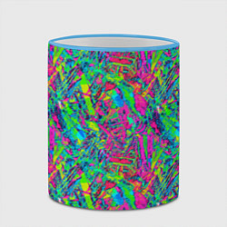 Кружка 3D Refraction of colors, цвет: 3D-небесно-голубой кант — фото 2