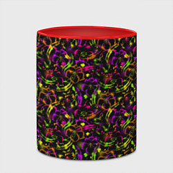 Кружка 3D Color bright pattern, цвет: 3D-белый + красный — фото 2