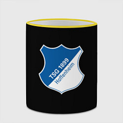 Кружка 3D Hoffenheim logo fc, цвет: 3D-желтый кант — фото 2