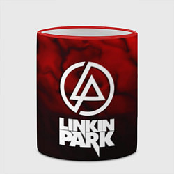 Кружка 3D Linkin park strom честер, цвет: 3D-красный кант — фото 2
