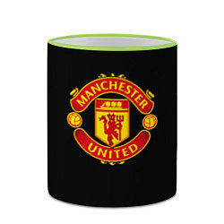 Кружка 3D Manchester United fc club, цвет: 3D-светло-зеленый кант — фото 2