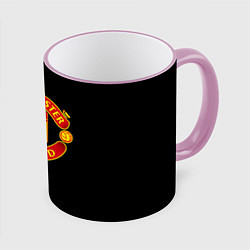 Кружка 3D Manchester United fc club, цвет: 3D-розовый кант