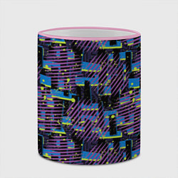 Кружка 3D Абстрактный узор в цвете, цвет: 3D-розовый кант — фото 2