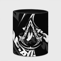 Кружка 3D Assassins Creed: Mirage - каллиграфия, цвет: 3D-белый + черный — фото 2