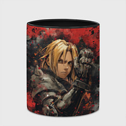 Кружка 3D Edward Elric - Fullmetal Alchemist, цвет: 3D-белый + черный — фото 2