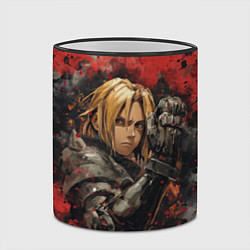 Кружка 3D Edward Elric - Fullmetal Alchemist, цвет: 3D-черный кант — фото 2