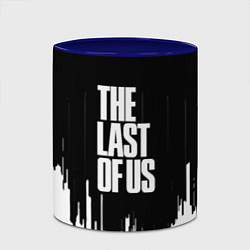 Кружка 3D The last of us текстура, цвет: 3D-белый + синий — фото 2