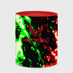 Кружка 3D Valorant flame fire, цвет: 3D-белый + красный — фото 2
