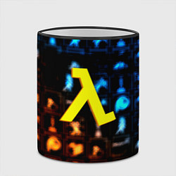Кружка 3D Портал x Халва текстура, цвет: 3D-черный кант — фото 2