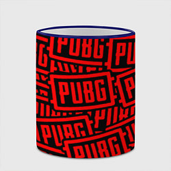 Кружка 3D PUBG pattern games, цвет: 3D-синий кант — фото 2