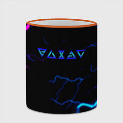 Кружка 3D Ведьмак игры молния, цвет: 3D-оранжевый кант — фото 2