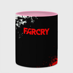 Кружка 3D Farcry текстура краски, цвет: 3D-белый + розовый — фото 2