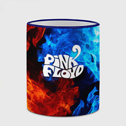Кружка 3D Pink floyd битва огней, цвет: 3D-синий кант — фото 2
