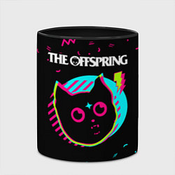 Кружка 3D The Offspring - rock star cat, цвет: 3D-белый + черный — фото 2