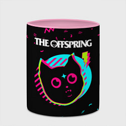 Кружка 3D The Offspring - rock star cat, цвет: 3D-белый + розовый — фото 2