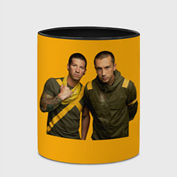 Кружка 3D Twenty one pilots the duo, цвет: 3D-белый + черный — фото 2